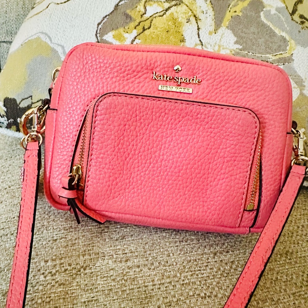 Kate Spade Cobble Hill Rosie Crossbody Camera Bag Pebbled Leather - Picture 10 of 14